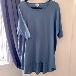 Soft blue LuLaRoe tunic top